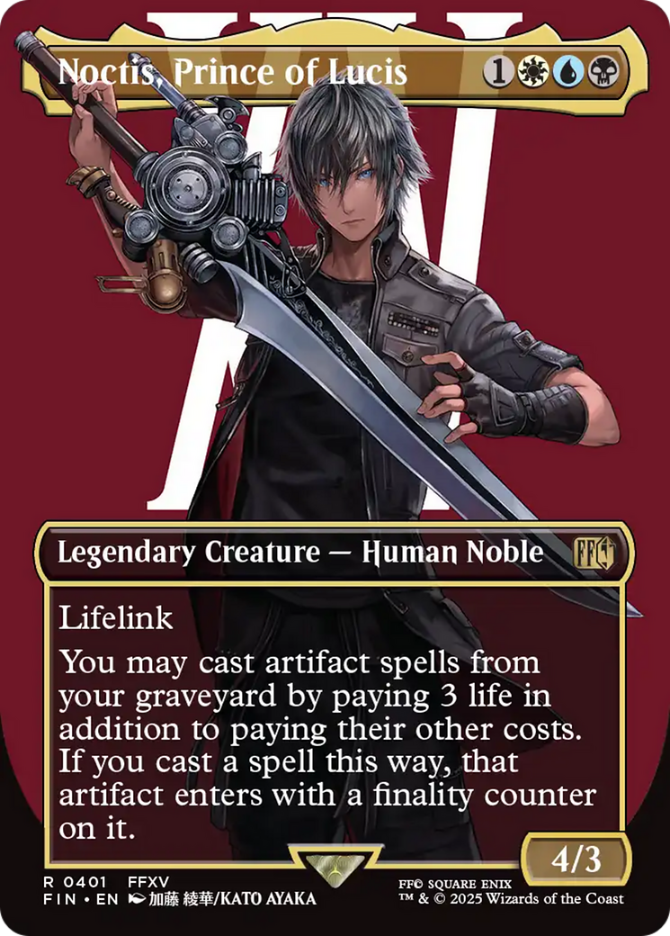 Noctis, Prince of Lucis (Borderless) [FINAL FANTASY] | Dumpster Cat Games
