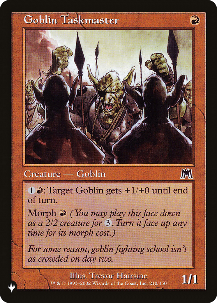 Goblin Taskmaster [The List] | Dumpster Cat Games