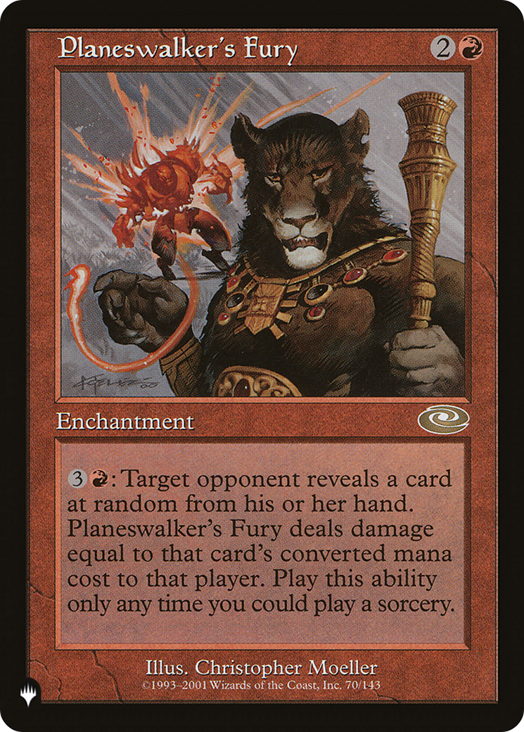 Planeswalker's Fury [The List] | Dumpster Cat Games