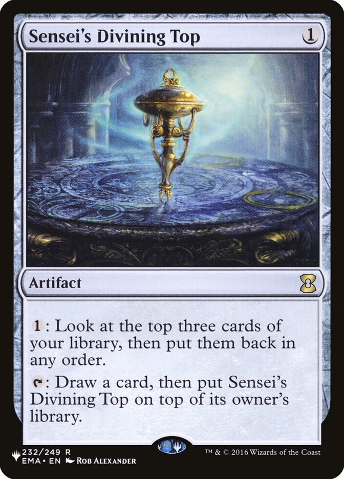 Sensei's Divining Top [The List] | Dumpster Cat Games