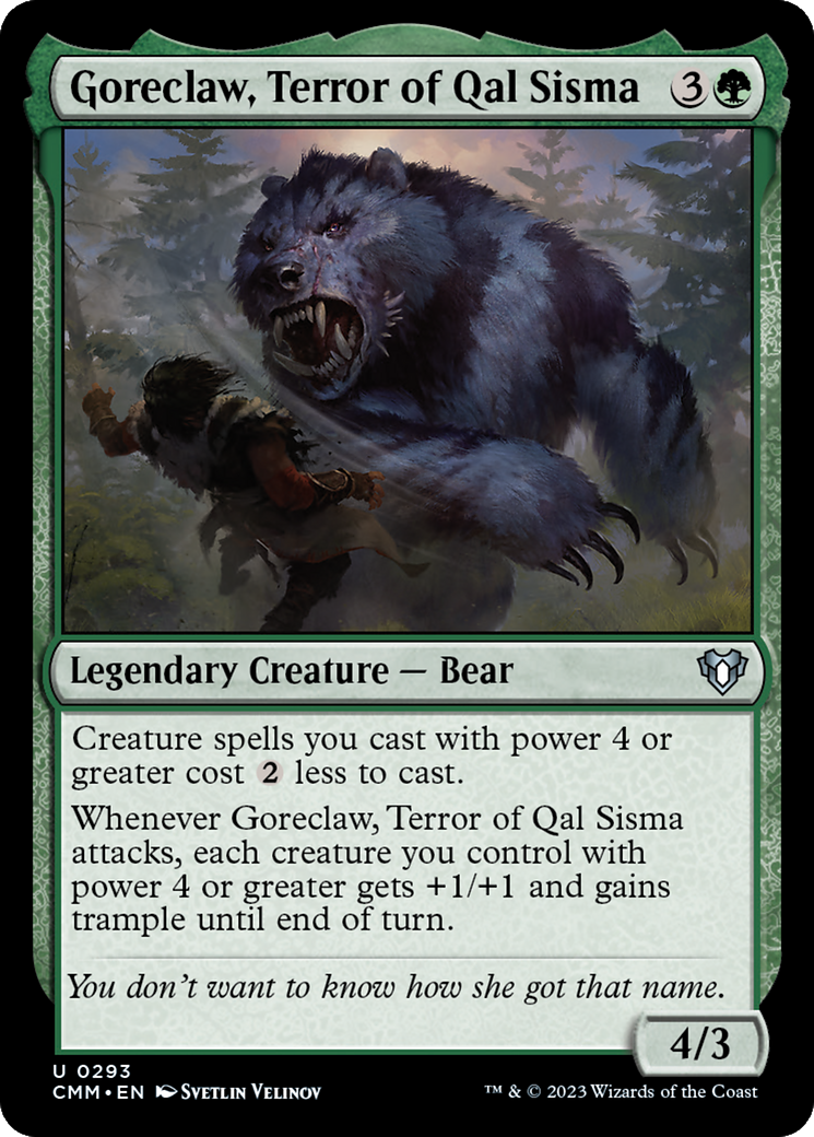 Goreclaw, Terror of Qal Sisma [Commander Masters] | Dumpster Cat Games
