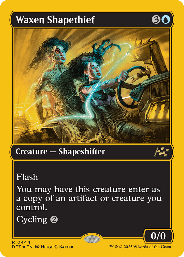 Waxen Shapethief (First-Place Foil) [Aetherdrift] | Dumpster Cat Games