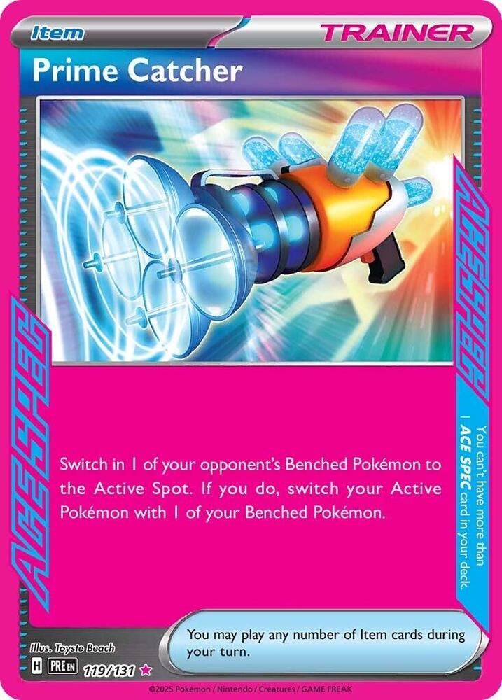 Prime Catcher (119/131) [Scarlet & Violet: Prismatic Evolutions] | Dumpster Cat Games