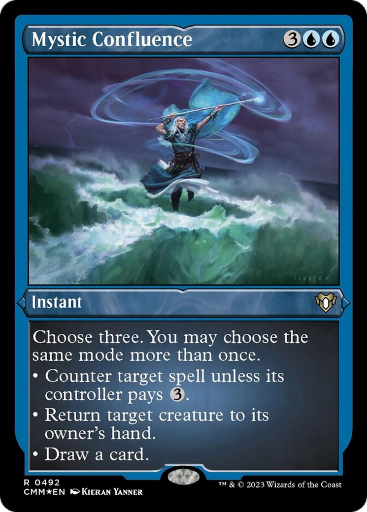 Mystic Confluence (Foil Etched) [Commander Masters] | Dumpster Cat Games