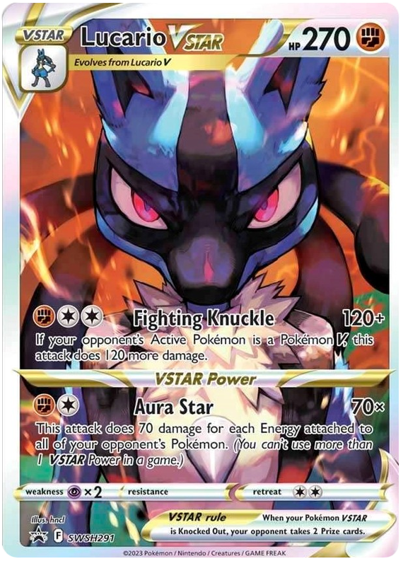 Lucario VSTAR (SWSH291) [Sword & Shield: Black Star Promos] | Dumpster Cat Games