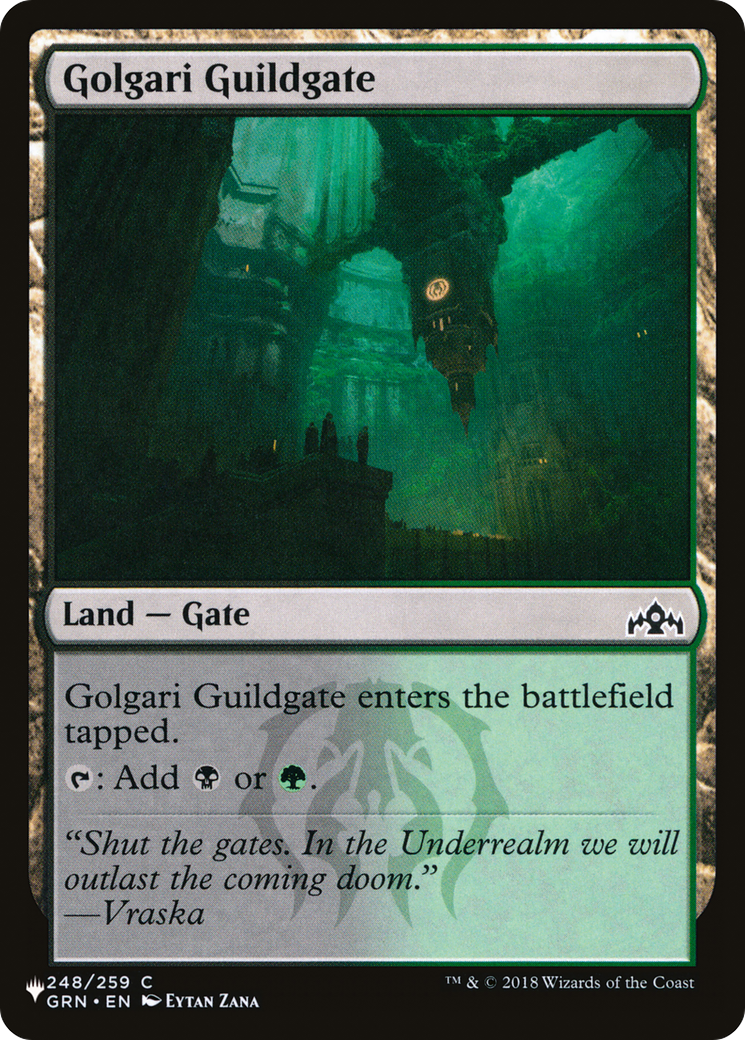 Golgari Guildgate [The List] | Dumpster Cat Games