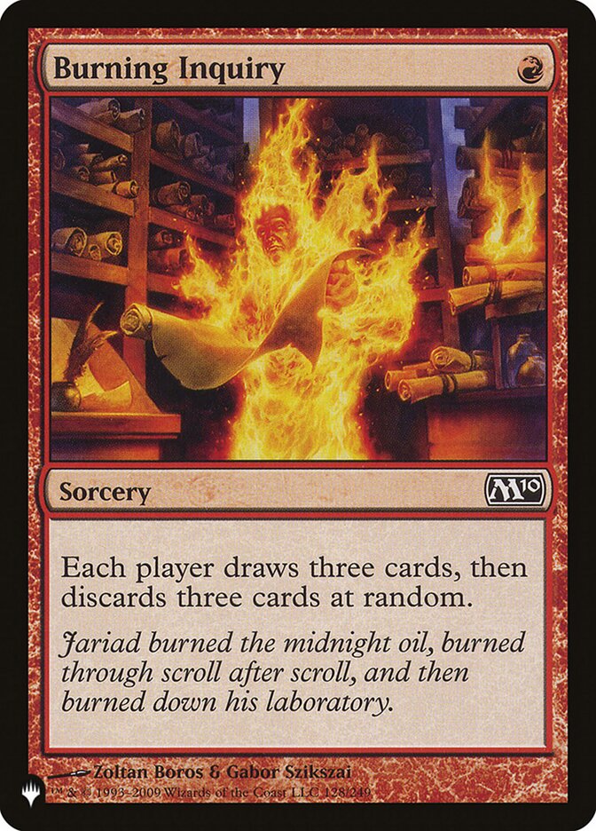 Burning Inquiry [The List] | Dumpster Cat Games