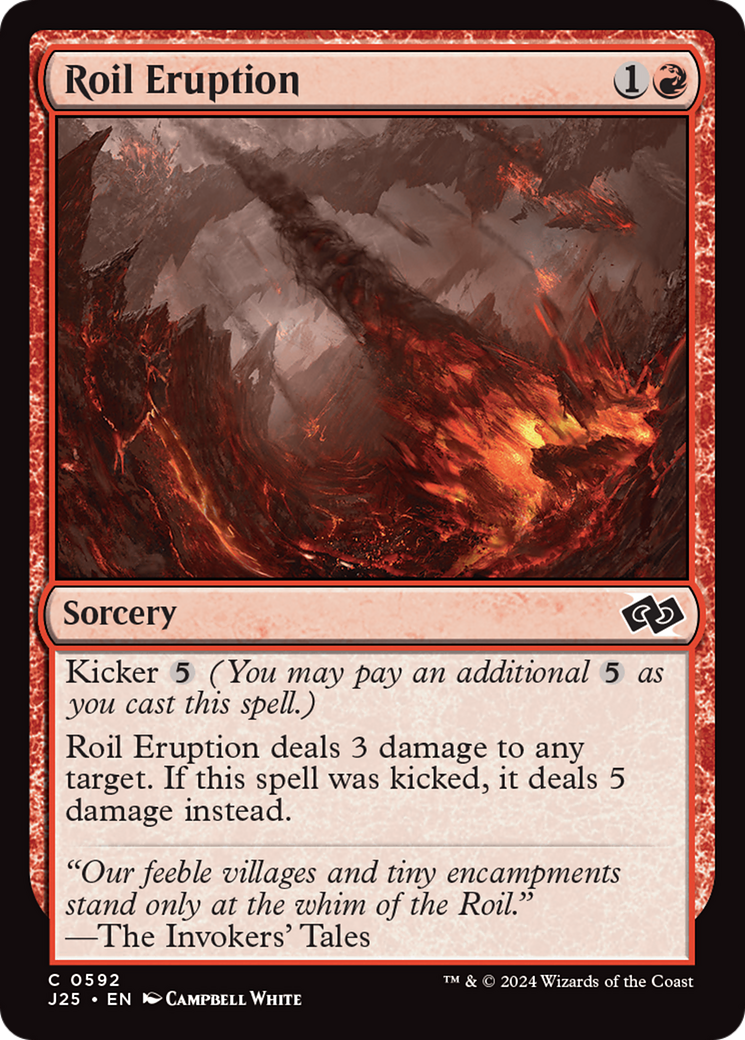 Roil Eruption [Foundations Jumpstart] | Dumpster Cat Games