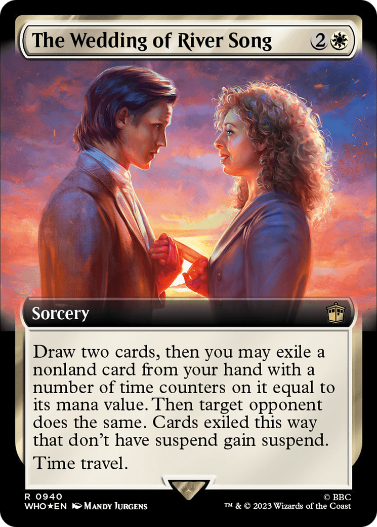 The Wedding of River Song (Extended Art) (Surge Foil) [Doctor Who] | Dumpster Cat Games
