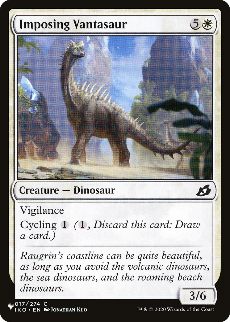 Imposing Vantasaur [The List] | Dumpster Cat Games
