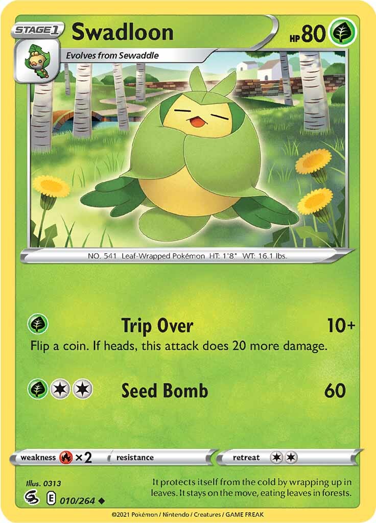 Swadloon (010/264) [Sword & Shield: Fusion Strike] | Dumpster Cat Games