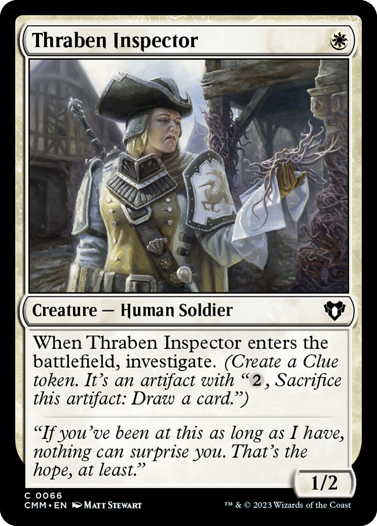 Thraben Inspector [Commander Masters] | Dumpster Cat Games