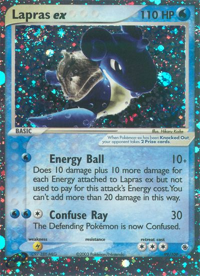 Lapras ex (99/109) [EX: Ruby & Sapphire] | Dumpster Cat Games