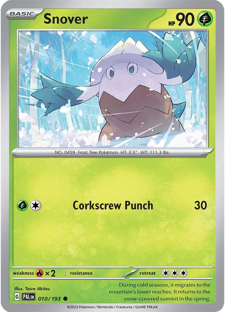Snover (010/193) [Scarlet & Violet: Paldea Evolved] | Dumpster Cat Games