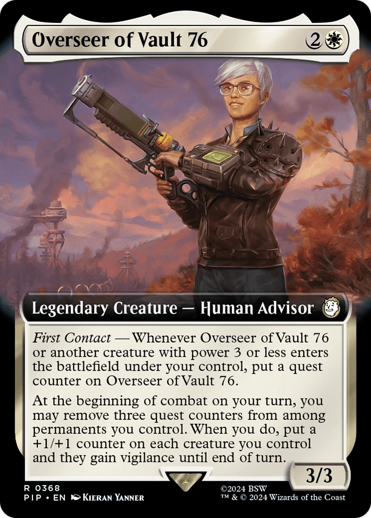 Overseer of Vault 76 (Extended Art) [Fallout] | Dumpster Cat Games