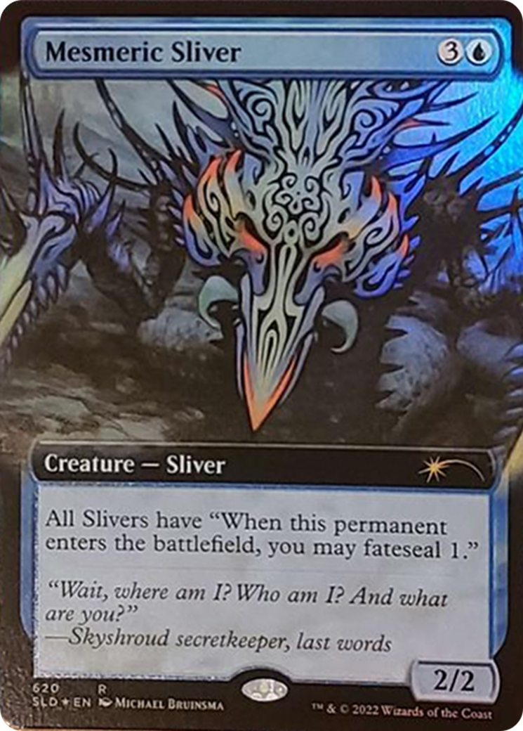 Mesmeric Sliver (Extended Art) [Secret Lair Drop Series] | Dumpster Cat Games