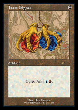 Izzet Signet (Retro) [Secret Lair Drop Series] | Dumpster Cat Games