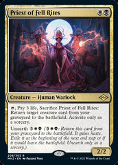 Priest of Fell Rites [Modern Horizons 2] | Dumpster Cat Games