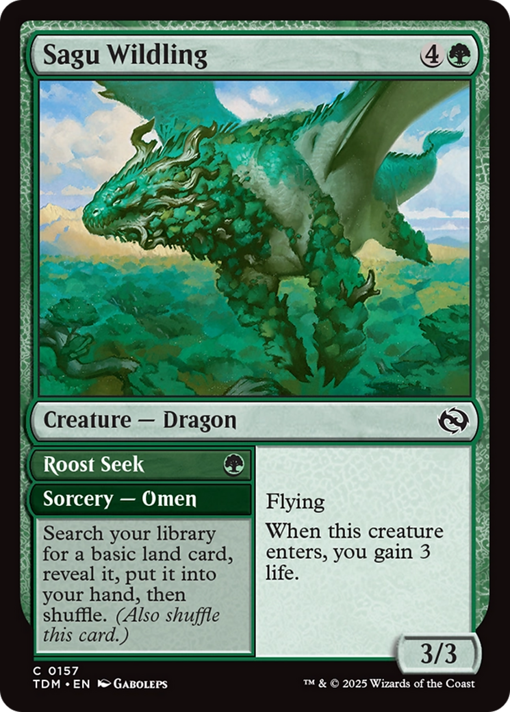 Sagu Wildling [Tarkir: Dragonstorm] | Dumpster Cat Games