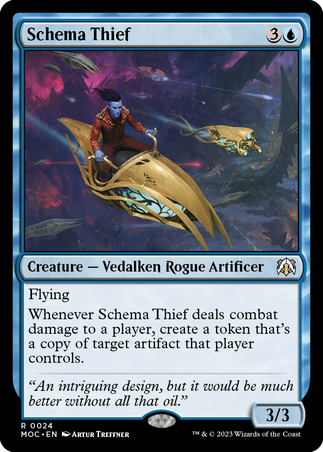 Schema Thief [March of the Machine Commander] | Dumpster Cat Games