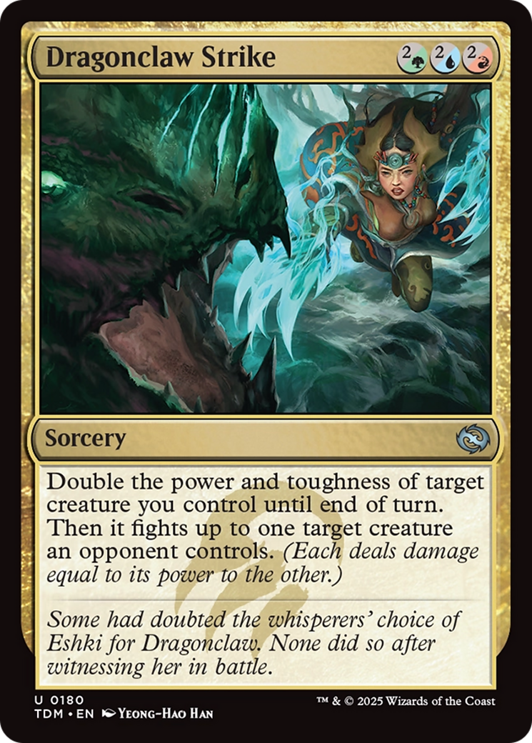 Dragonclaw Strike [Tarkir: Dragonstorm] | Dumpster Cat Games