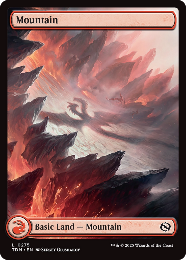Mountain (0275) [Tarkir: Dragonstorm] | Dumpster Cat Games