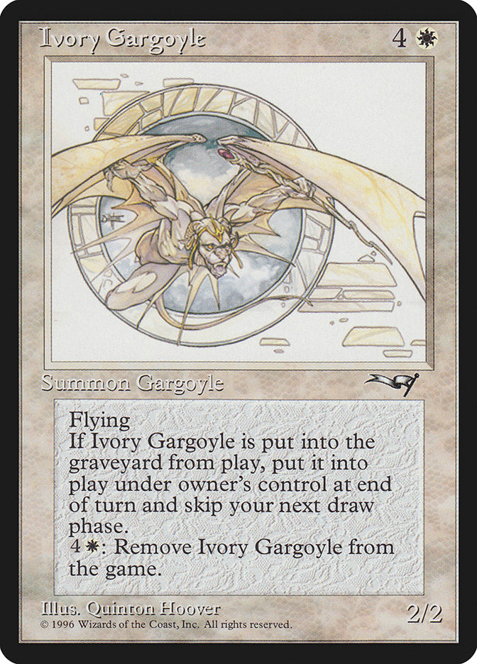 Ivory Gargoyle [Alliances] | Dumpster Cat Games