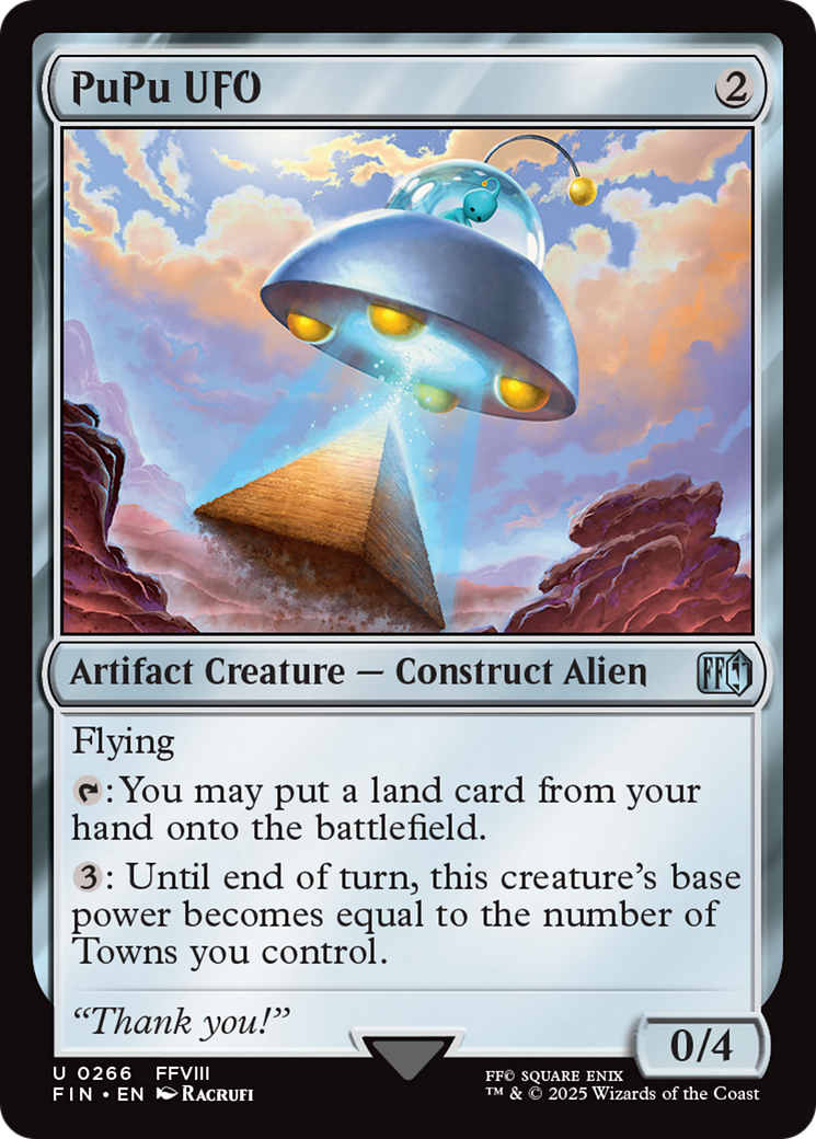 PuPu UFO [FINAL FANTASY] | Dumpster Cat Games