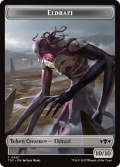 Eldrazi // Citizen Double-Sided Token [Tarkir: Dragonstorm Commander Tokens] | Dumpster Cat Games