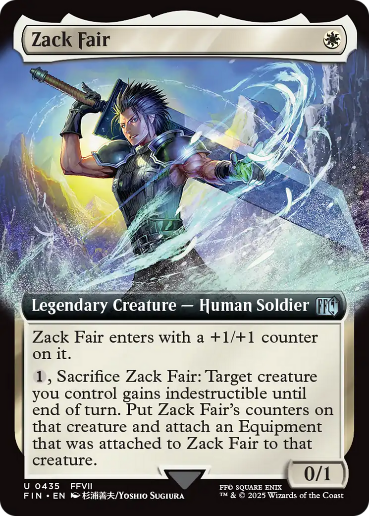Zack Fair (Extended Art) [FINAL FANTASY] | Dumpster Cat Games