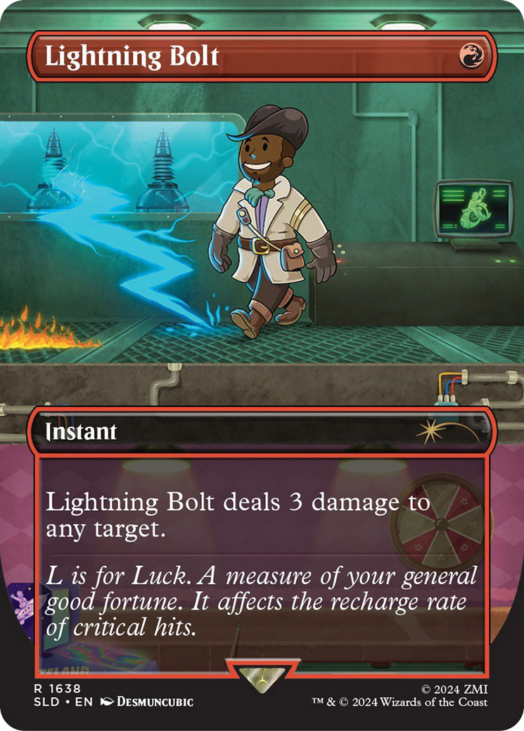 Lightning Bolt (1638) [Secret Lair Drop Series] | Dumpster Cat Games