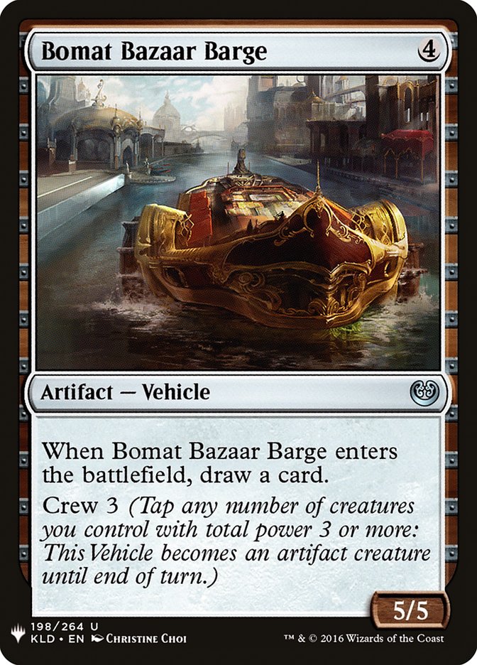 Bomat Bazaar Barge [Mystery Booster] | Dumpster Cat Games