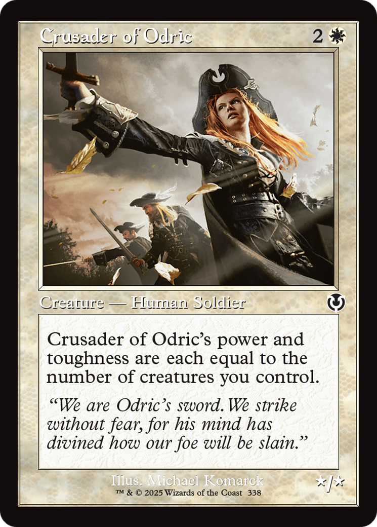 Crusader of Odric (Retro Frame) [Innistrad Remastered] | Dumpster Cat Games