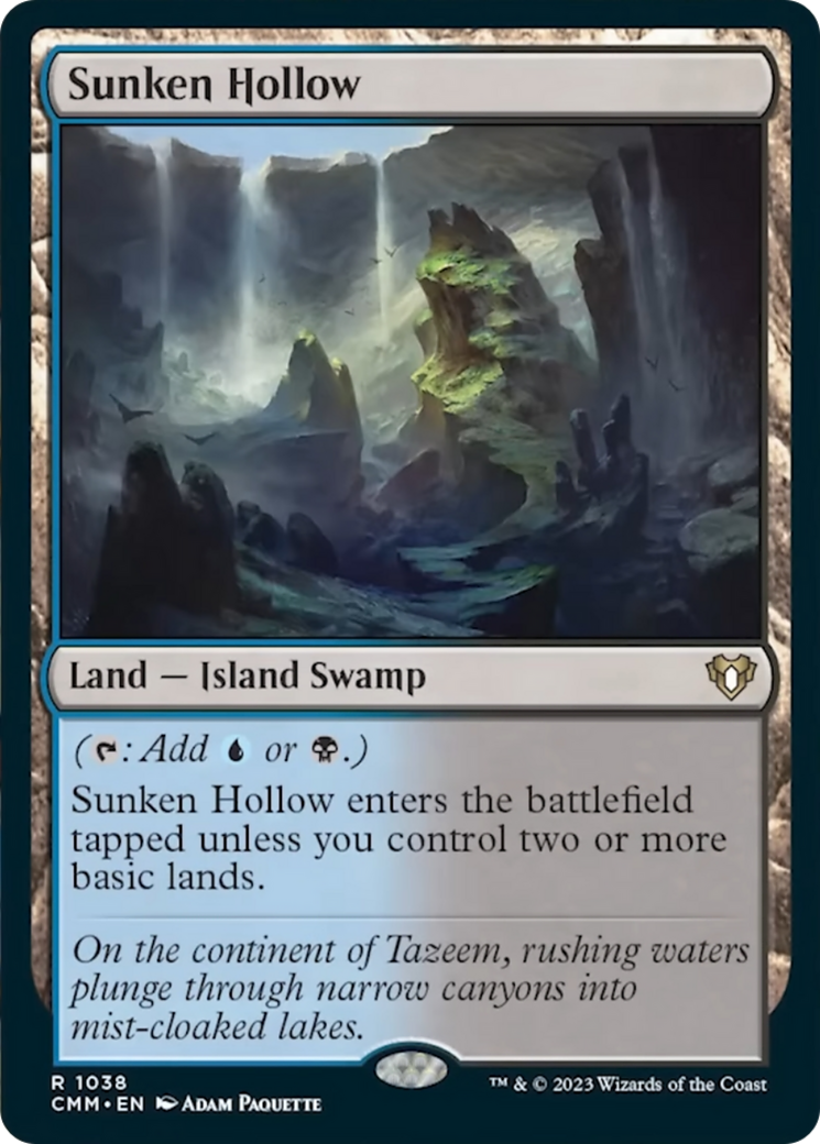 Sunken Hollow [Commander Masters] | Dumpster Cat Games