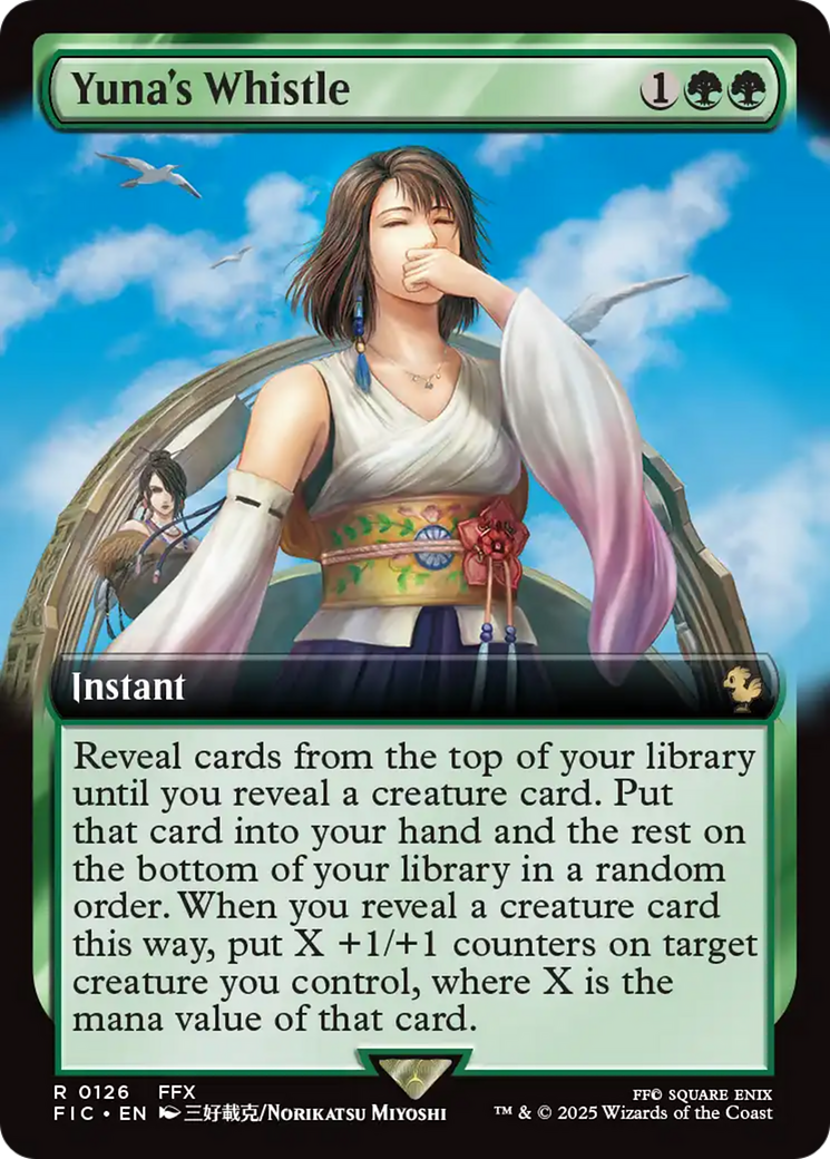 Yuna's Whistle (Extended Art) [FINAL FANTASY Commander] | Dumpster Cat Games