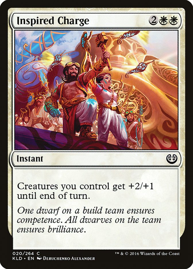 Inspired Charge [Kaladesh] | Dumpster Cat Games