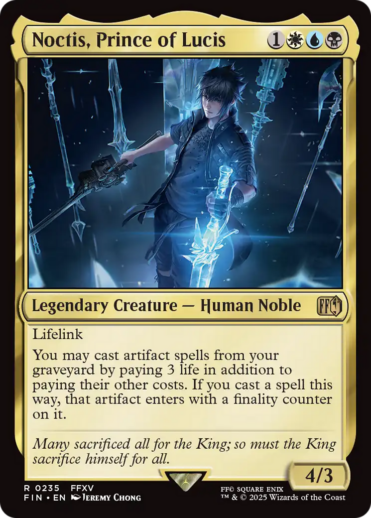 Noctis, Prince of Lucis [FINAL FANTASY] | Dumpster Cat Games