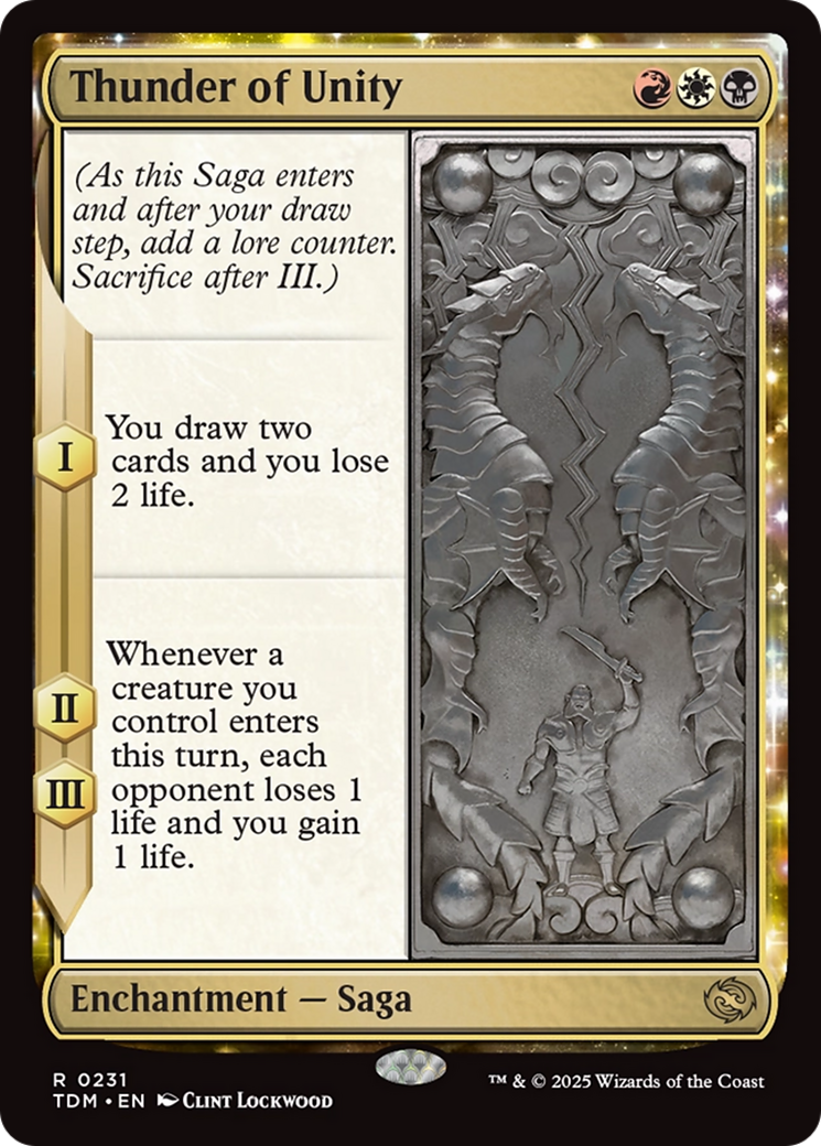 Thunder of Unity [Tarkir: Dragonstorm] | Dumpster Cat Games
