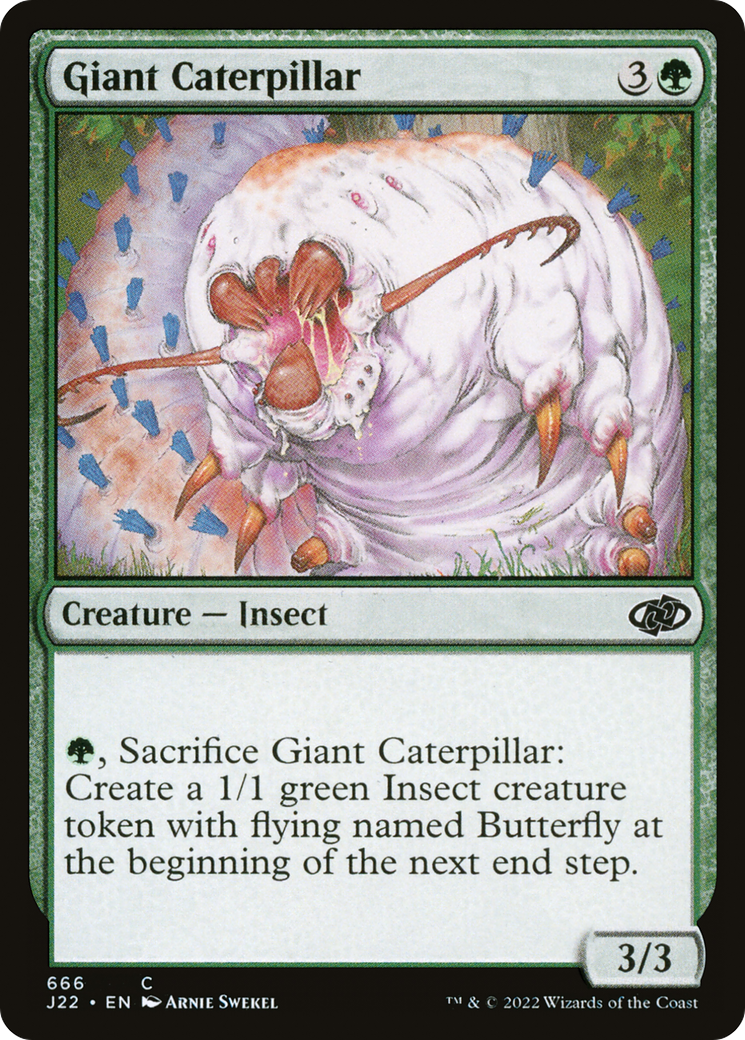 Giant Caterpillar [Jumpstart 2022] | Dumpster Cat Games