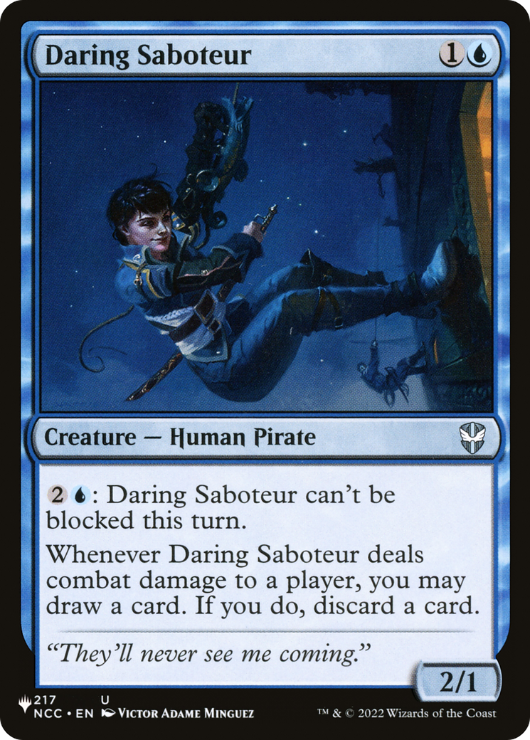 Daring Saboteur [The List] | Dumpster Cat Games