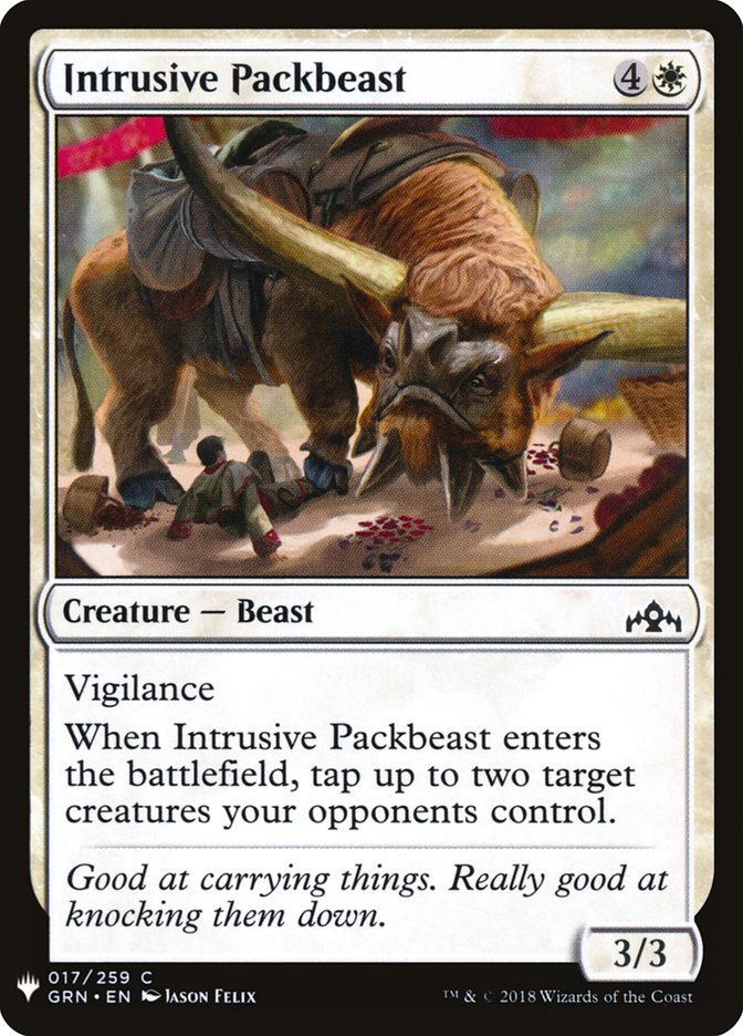 Intrusive Packbeast [Mystery Booster] | Dumpster Cat Games