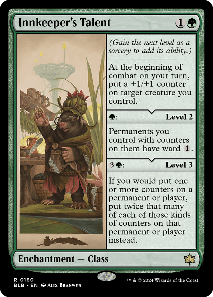 Innkeeper's Talent [Bloomburrow] | Dumpster Cat Games