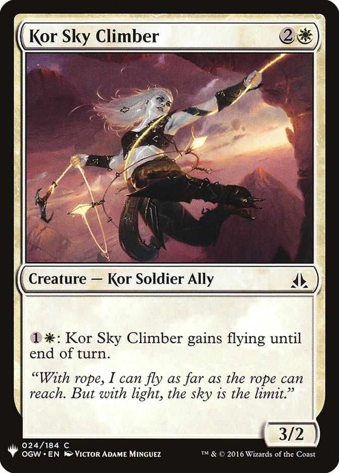 Kor Sky Climber [Mystery Booster] | Dumpster Cat Games