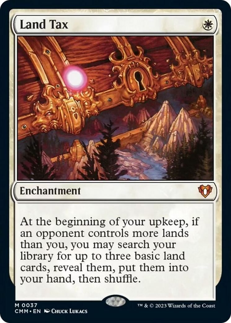 Land Tax [Commander Masters] | Dumpster Cat Games
