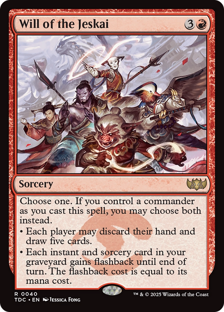 Will of the Jeskai [Tarkir: Dragonstorm Commander] | Dumpster Cat Games