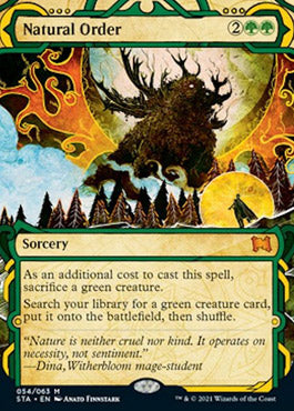 Natural Order (Foil Etched) [Strixhaven: Mystical Archive] | Dumpster Cat Games