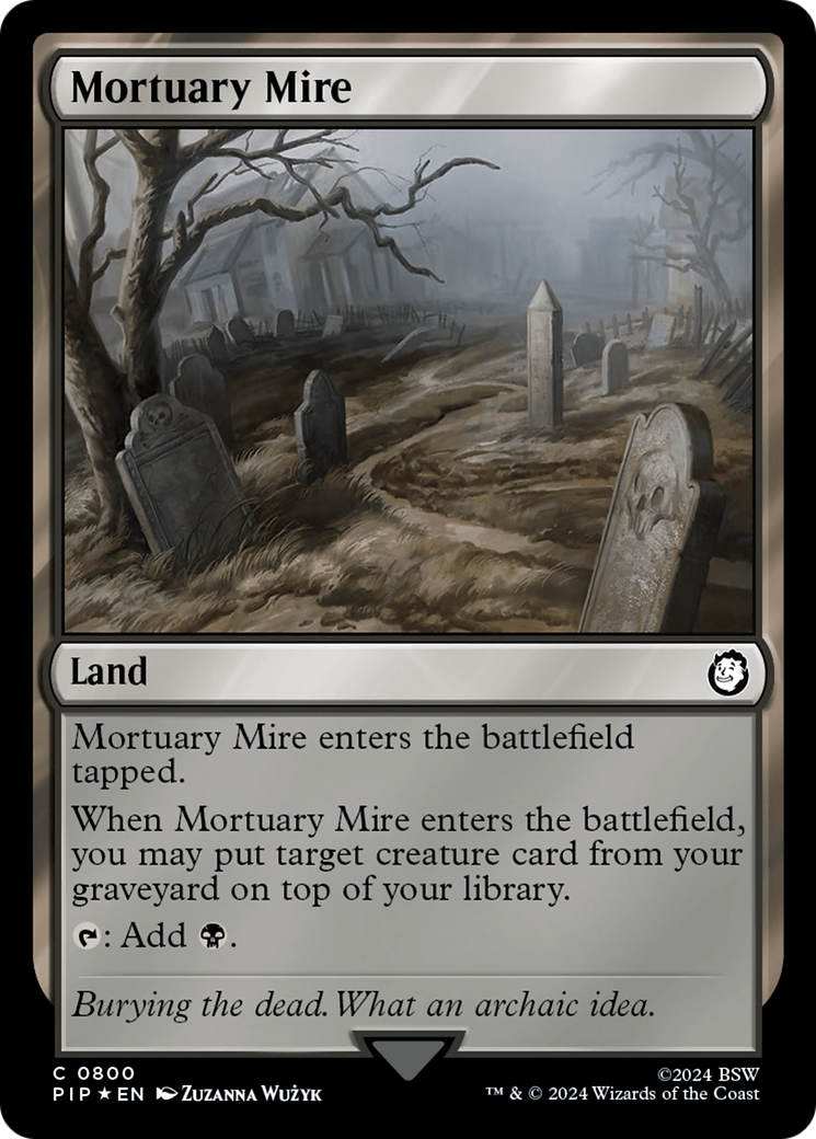 Mortuary Mire (Surge Foil) [Fallout] | Dumpster Cat Games