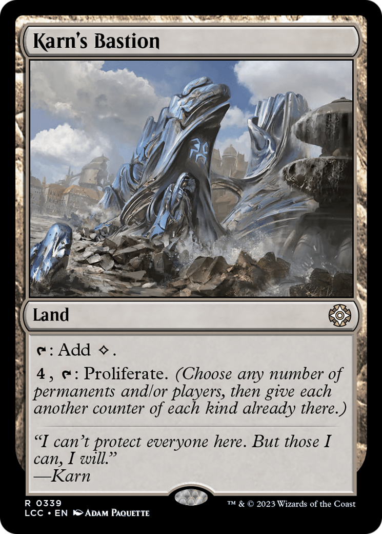 Karn's Bastion [The Lost Caverns of Ixalan Commander] | Dumpster Cat Games
