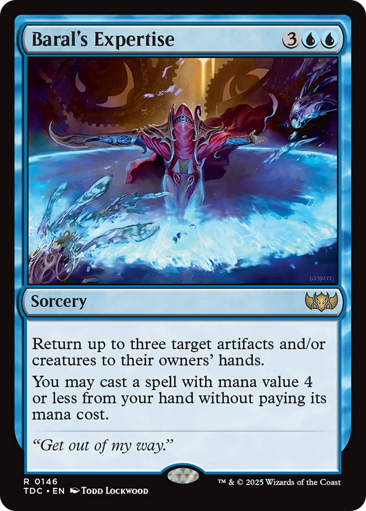 Baral's Expertise [Tarkir: Dragonstorm Commander] | Dumpster Cat Games