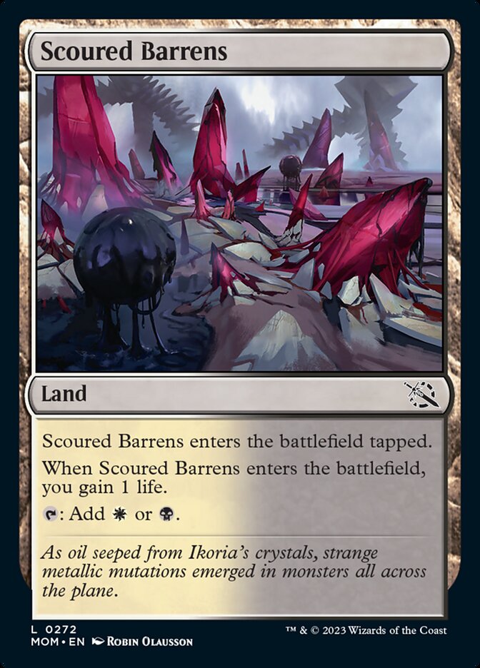 Scoured Barrens [March of the Machine] | Dumpster Cat Games